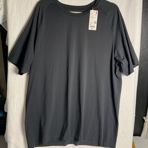Men’s Charcoal grey Uni Glo Tee dry fit material NWT sz XL